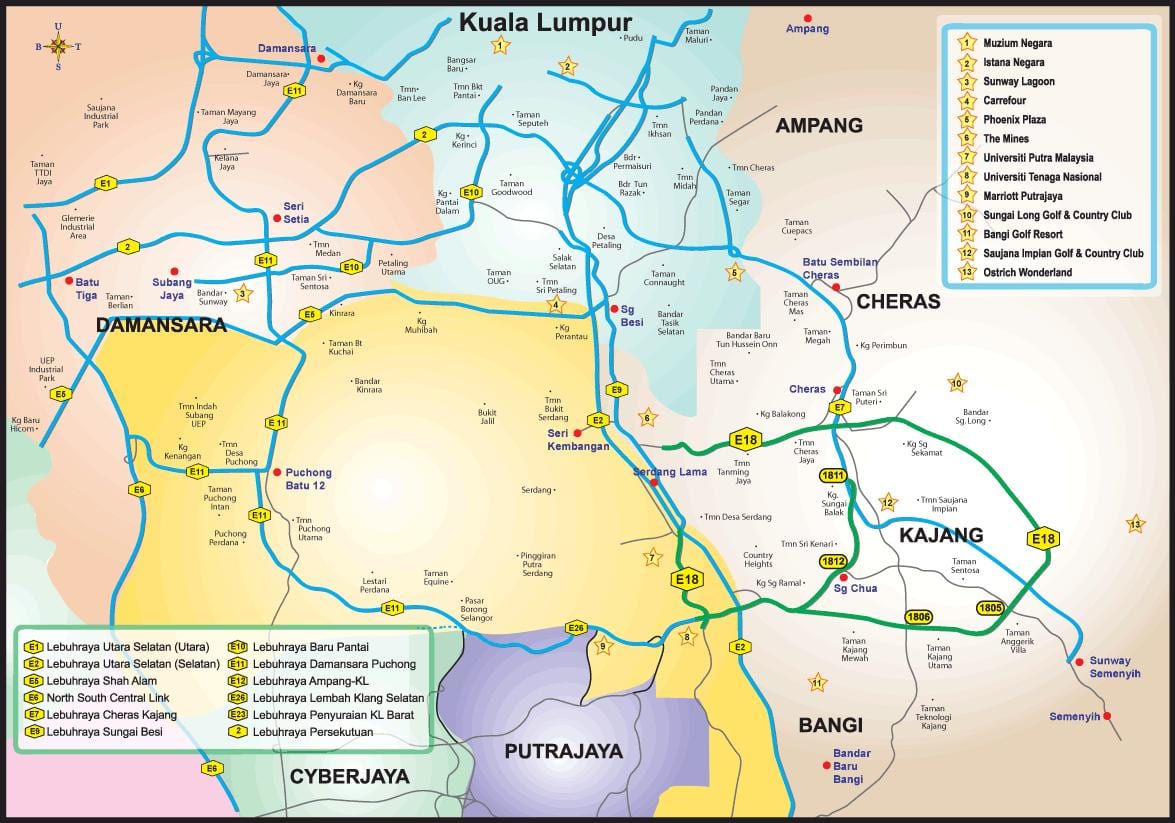 kl خريطة الشارع
