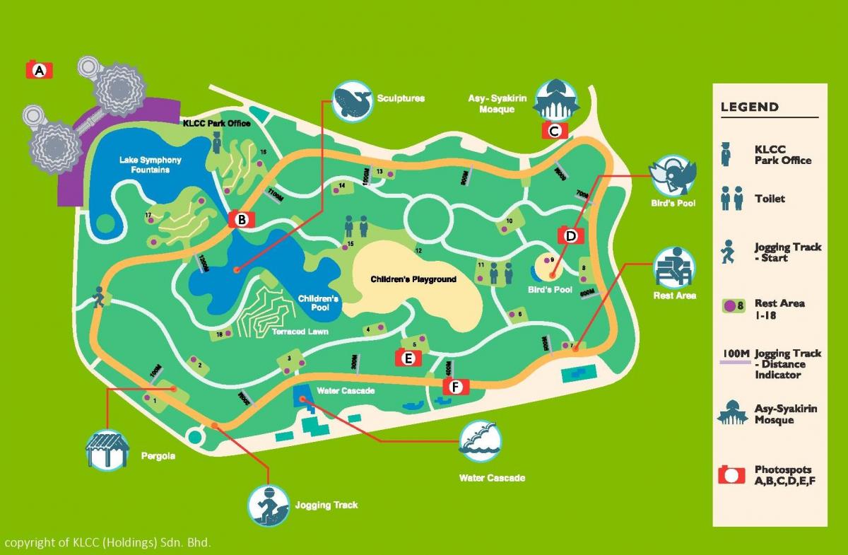 خريطة klcc park