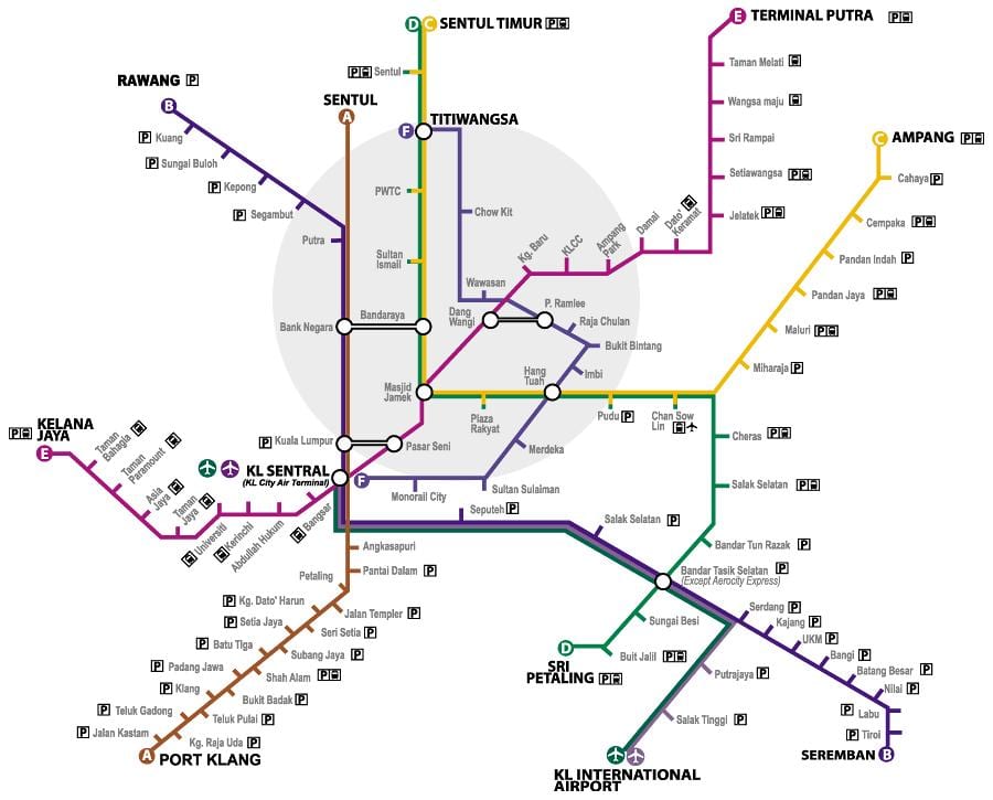 putra lrt station خريطة