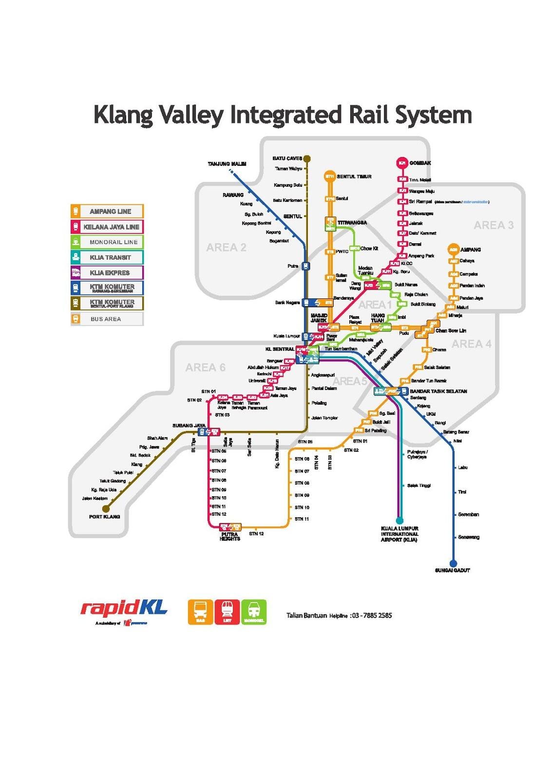 myrapid lrt خريطة
