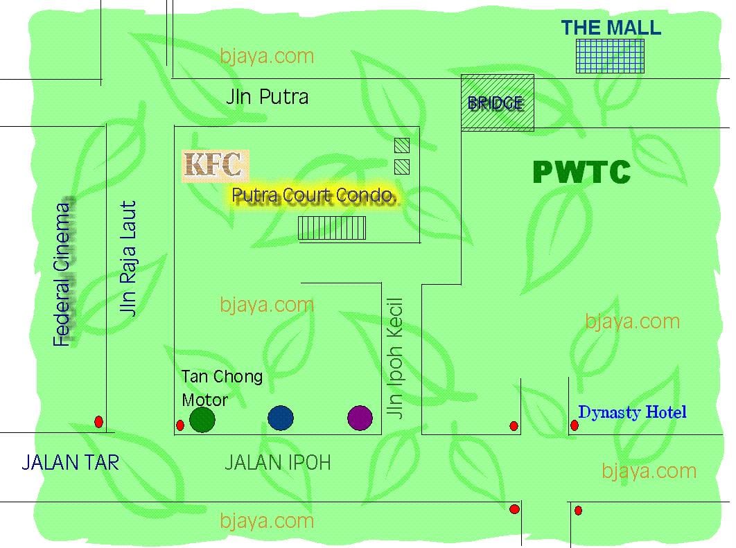 pwtc كوالالمبور خريطة