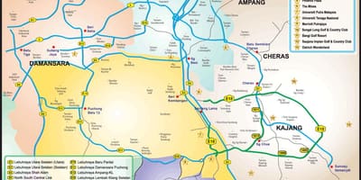 Kl خريطة الشارع