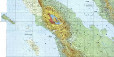 خريطة كوالالمبور الطبوغرافية