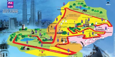 كوالالمبور هوب على هوب إيقاف خريطة الطريق ، 
