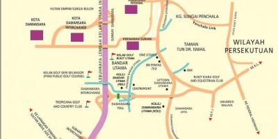 Damansara خريطة كوالالمبور