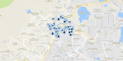 Kepong كوالالمبور خريطة