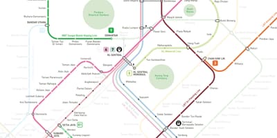 كوالالمبور mrt خريطة 2016