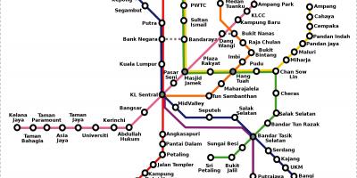 ماليزيا خريطة المترو