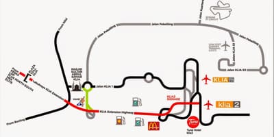 خريطة klia الموقع
