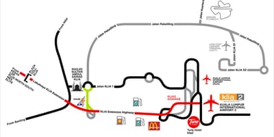 Klia2 خريطة الدليل