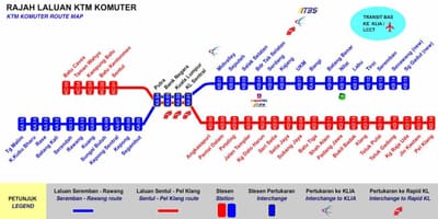Kl komuter خريطة