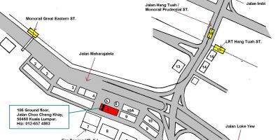 Hang tuah monorail station خريطة
