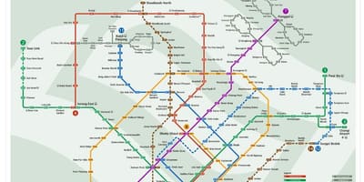 ماليزيا mrt خريطة 2016