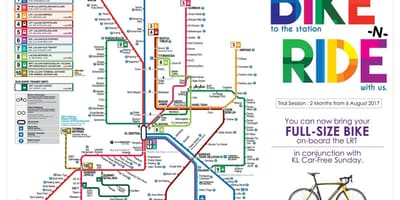 السريع lrt خريطة